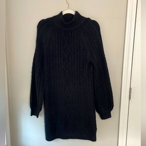 ABERCROMBIE & FITCH - Cable Mock Neck Sweater Dress